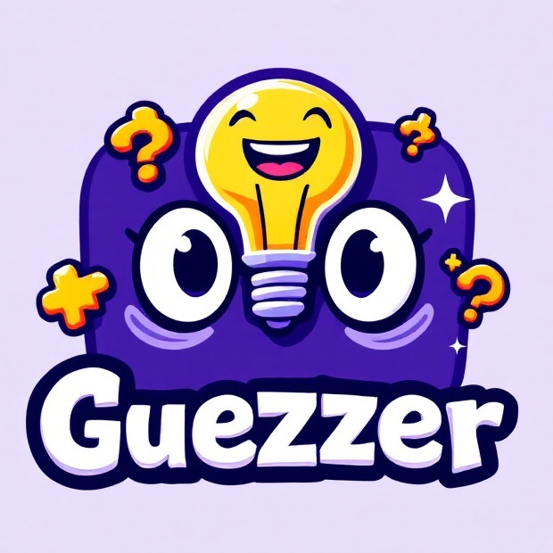 Guezzer logosu ve gülen ampul maskotu